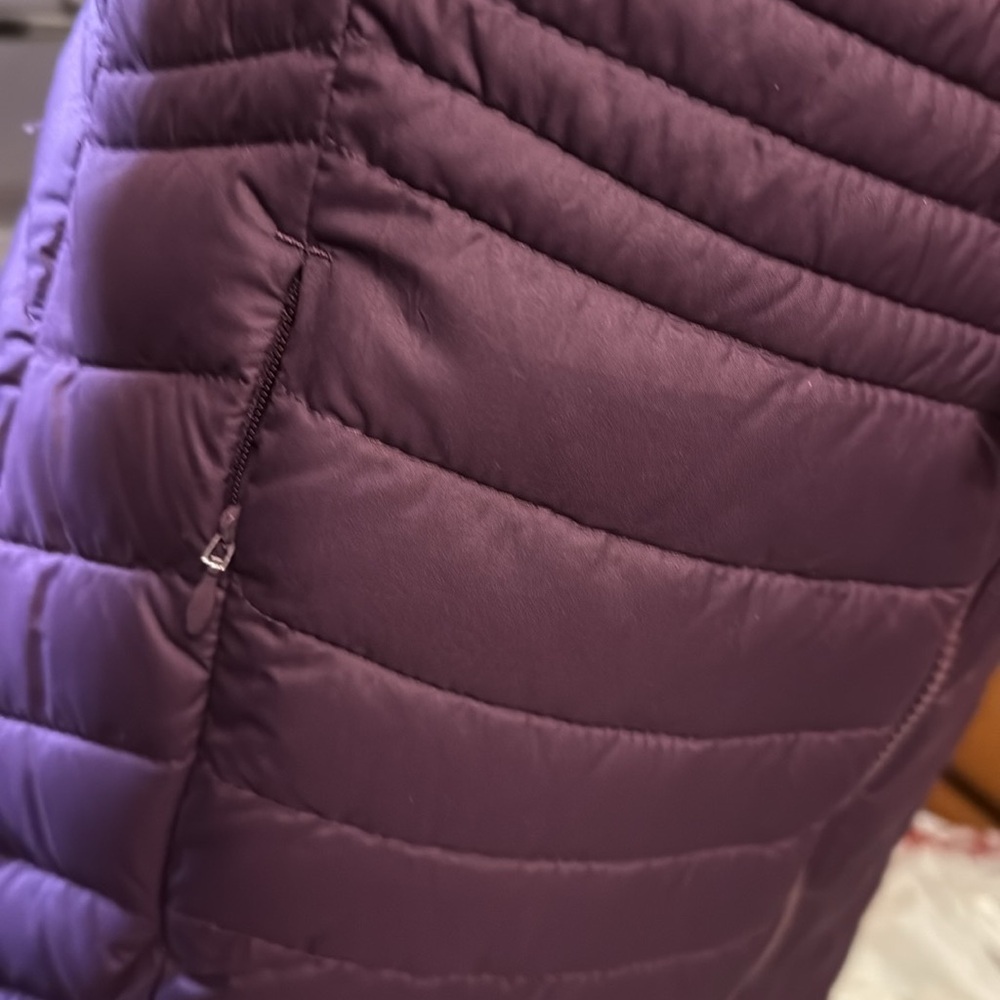Columbia Women's Deep Purple Hooded Puffer Jacket With Omni-Heat Technology, New — image 6 of 8